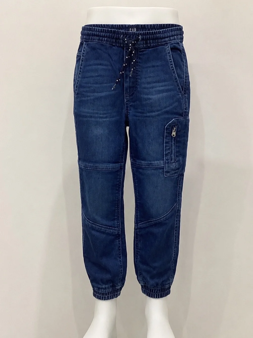 GAP Dark Blue Kids Jogger Jeans with Cargo Pocket